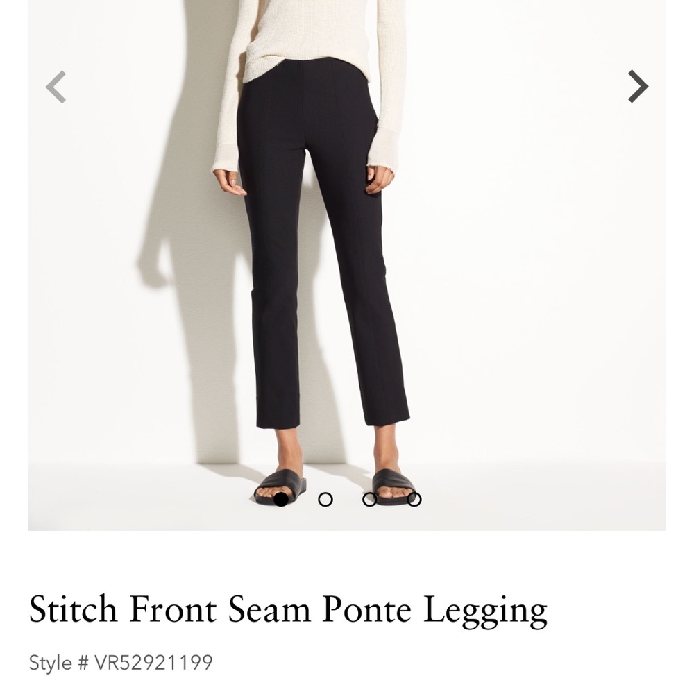 Vince stitch front seam ponte legging - EUC - Medium